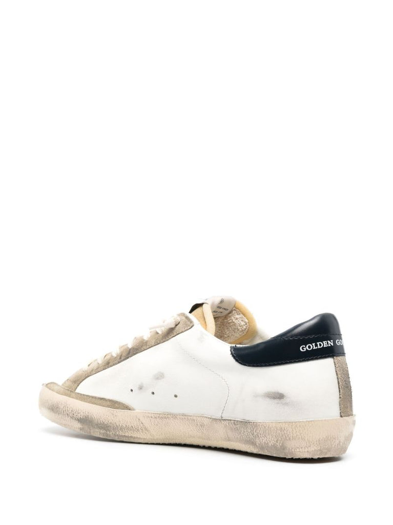 White Super-star Low-top Leather Sneakers