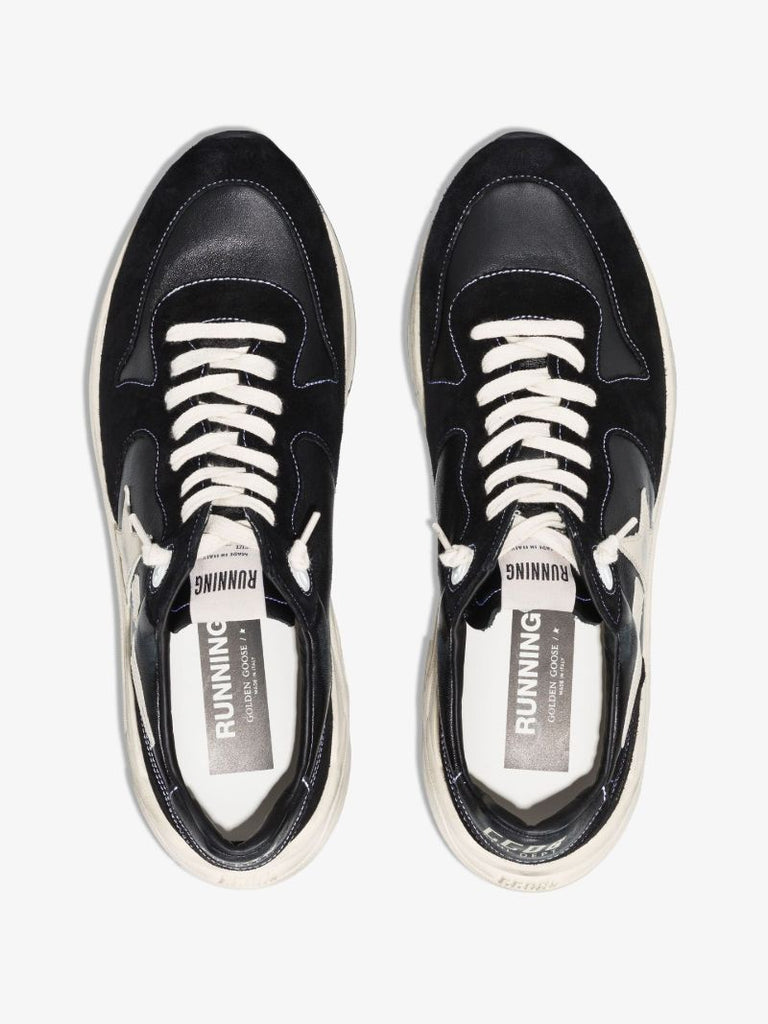 Black Running Sole Low-top Sneakers