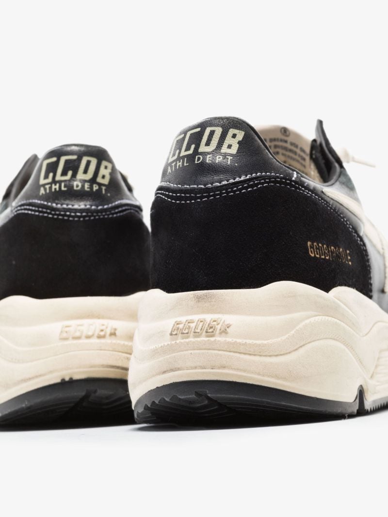 Black Running Sole Low-top Sneakers