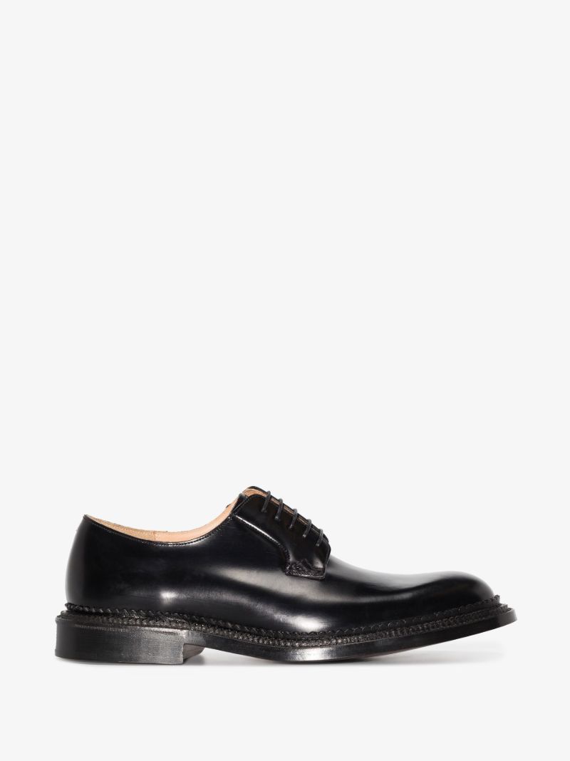 Black Dulwich Leather Derby Shoes