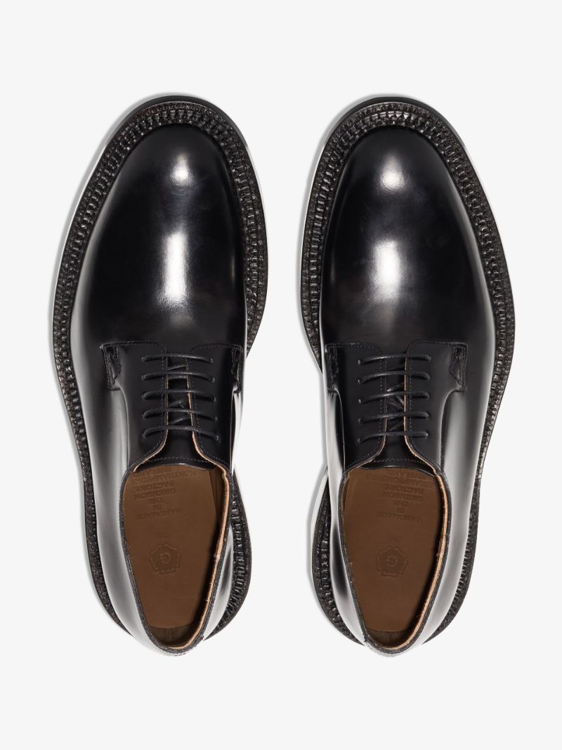 Black Dulwich Leather Derby Shoes
