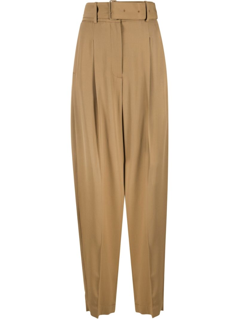 Neutral Drew Wide Leg Trousers