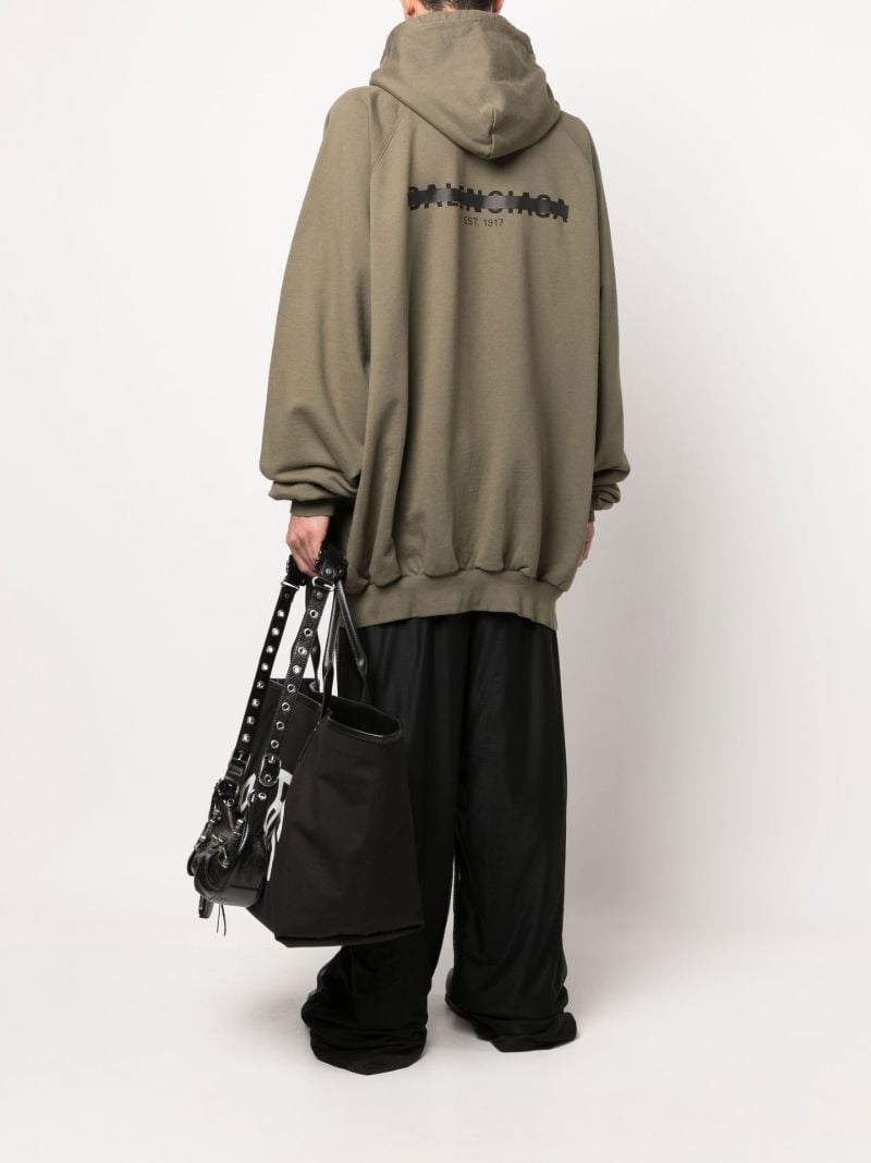 Green Oversized Cotton Hoodie