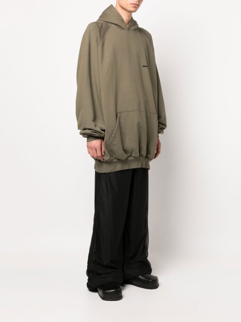 Green Oversized Cotton Hoodie