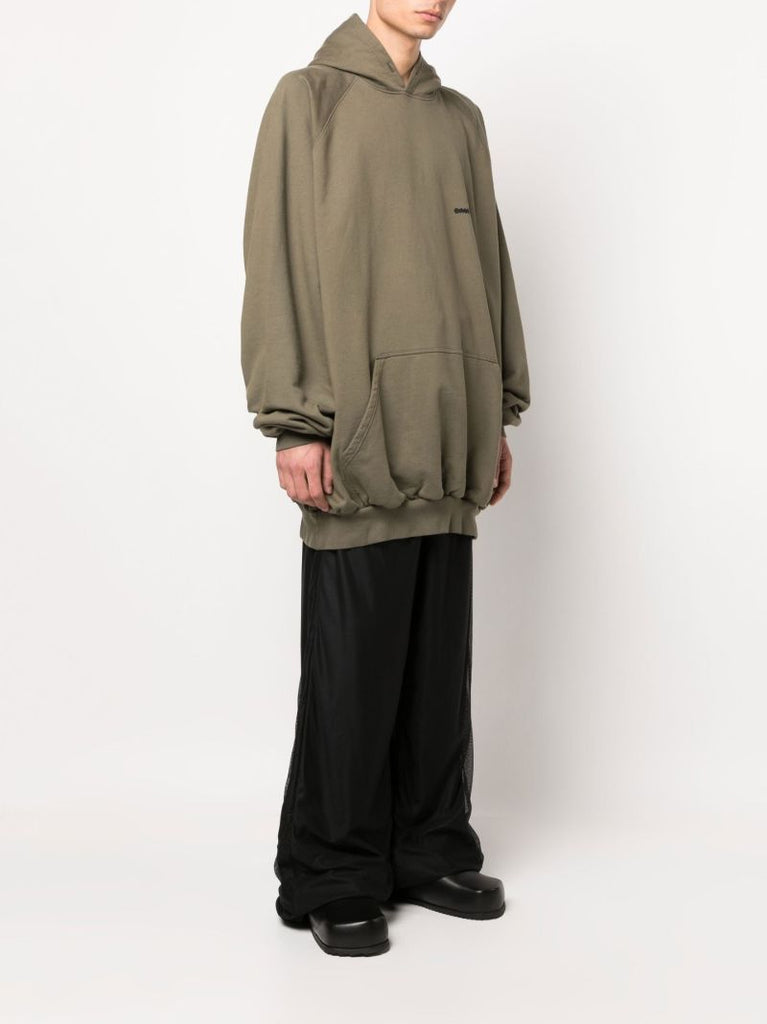 Green Oversized Cotton Hoodie