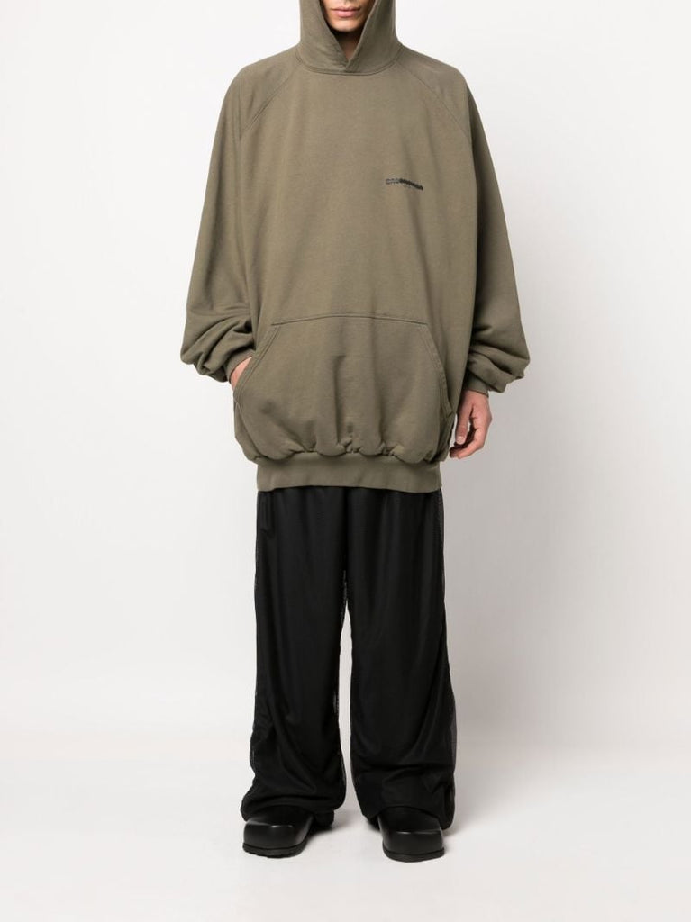 Green Oversized Cotton Hoodie