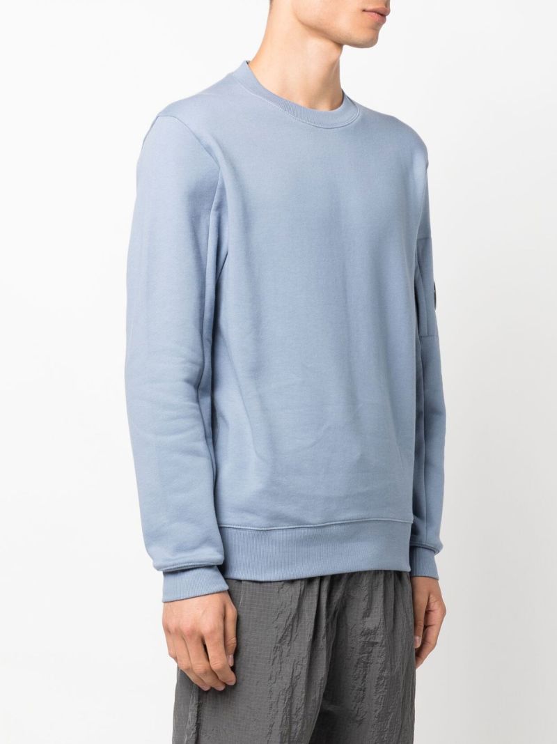 Blue Crew Neck Sweater