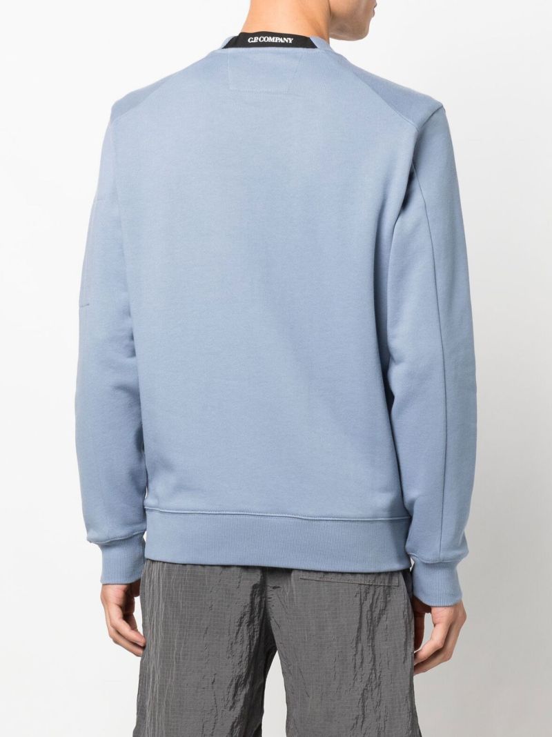 Blue Crew Neck Sweater
