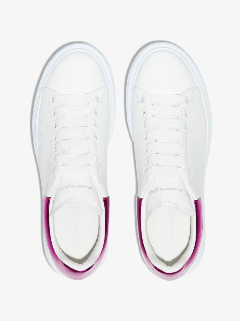 White and Pink Oversized Sneakers