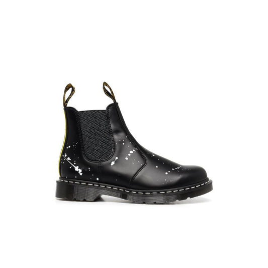 X Neighborhood Black 2976 Leather Chelsea Boots