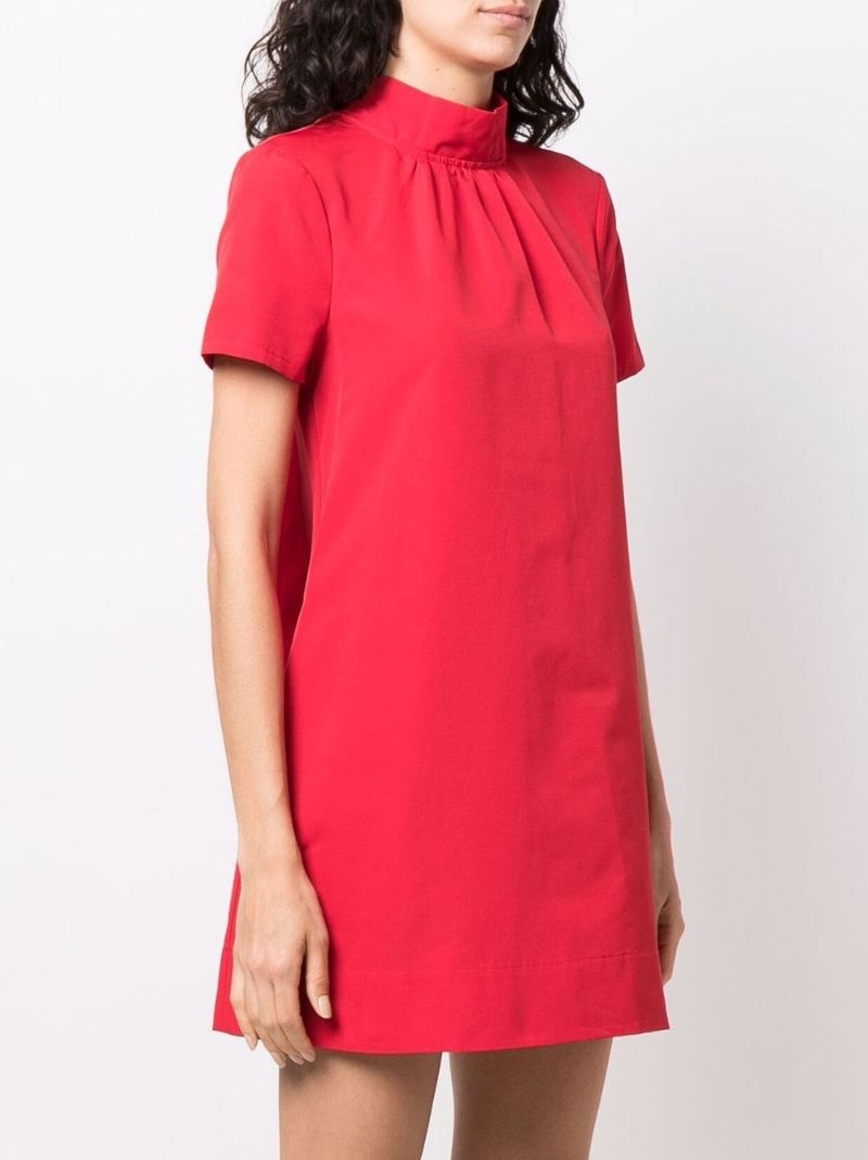 Red Ilana Short Sleeve Mini Dress
