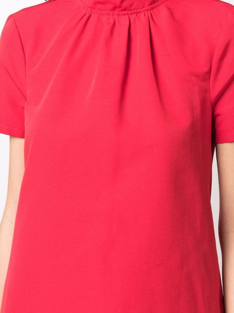 Red Ilana Short Sleeve Mini Dress