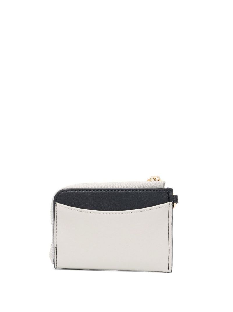 Black Logo Zip-up Coin Pouch