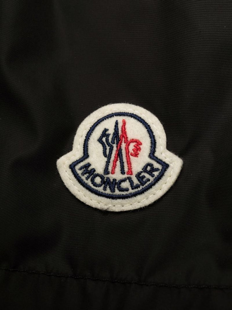 Black Logo-patch Swim Shorts