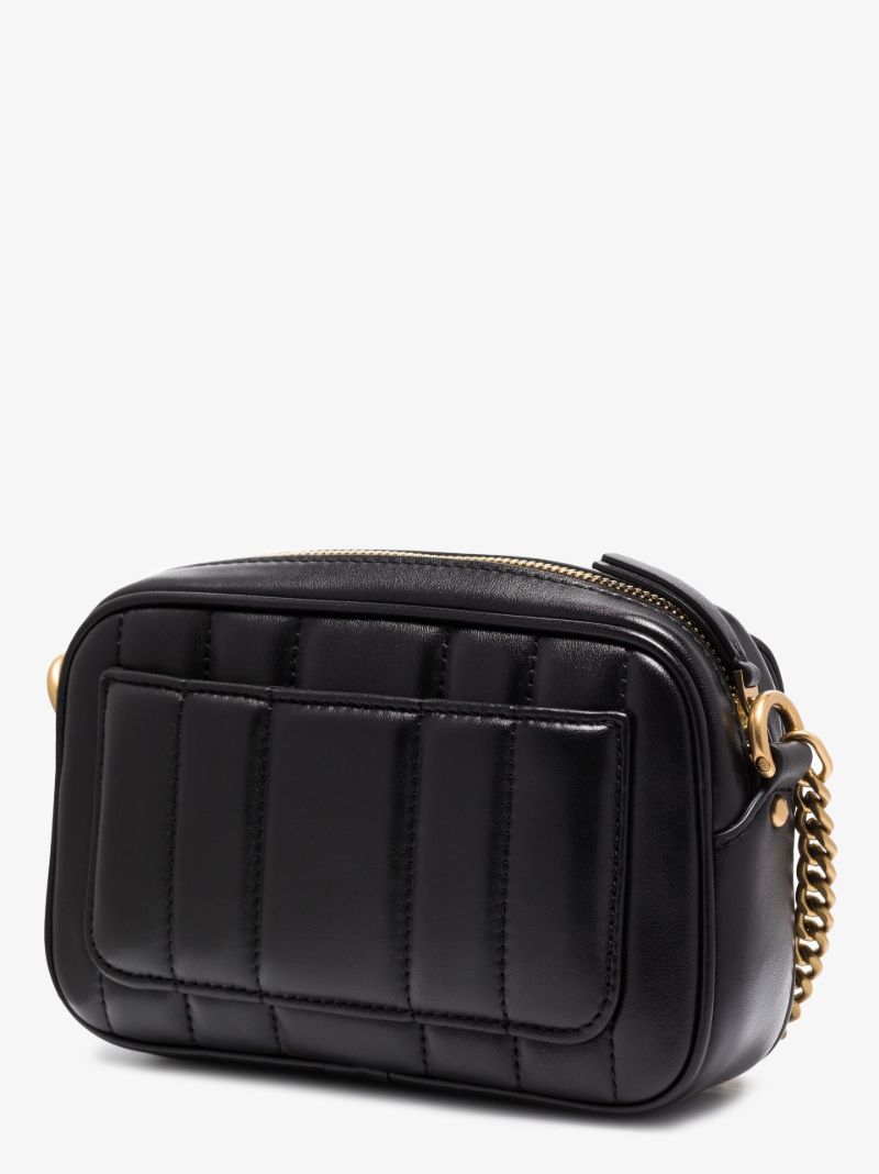 Black Kira Mini Leather Cross Body Bag