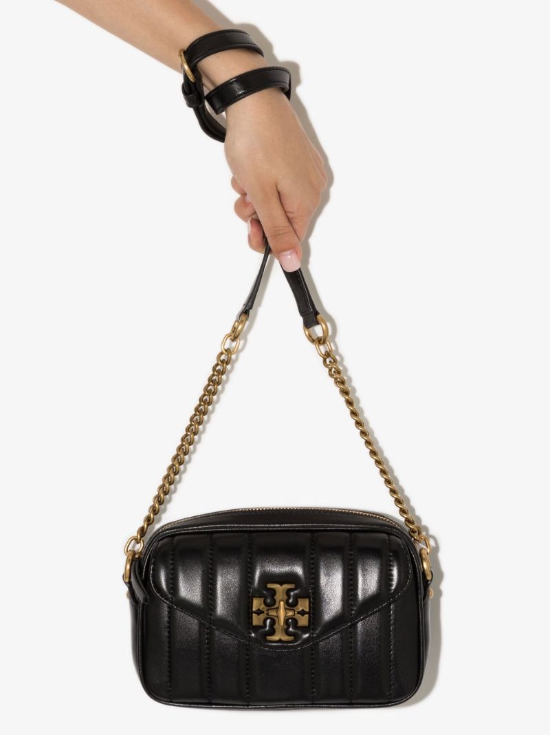 Black Kira Mini Leather Cross Body Bag