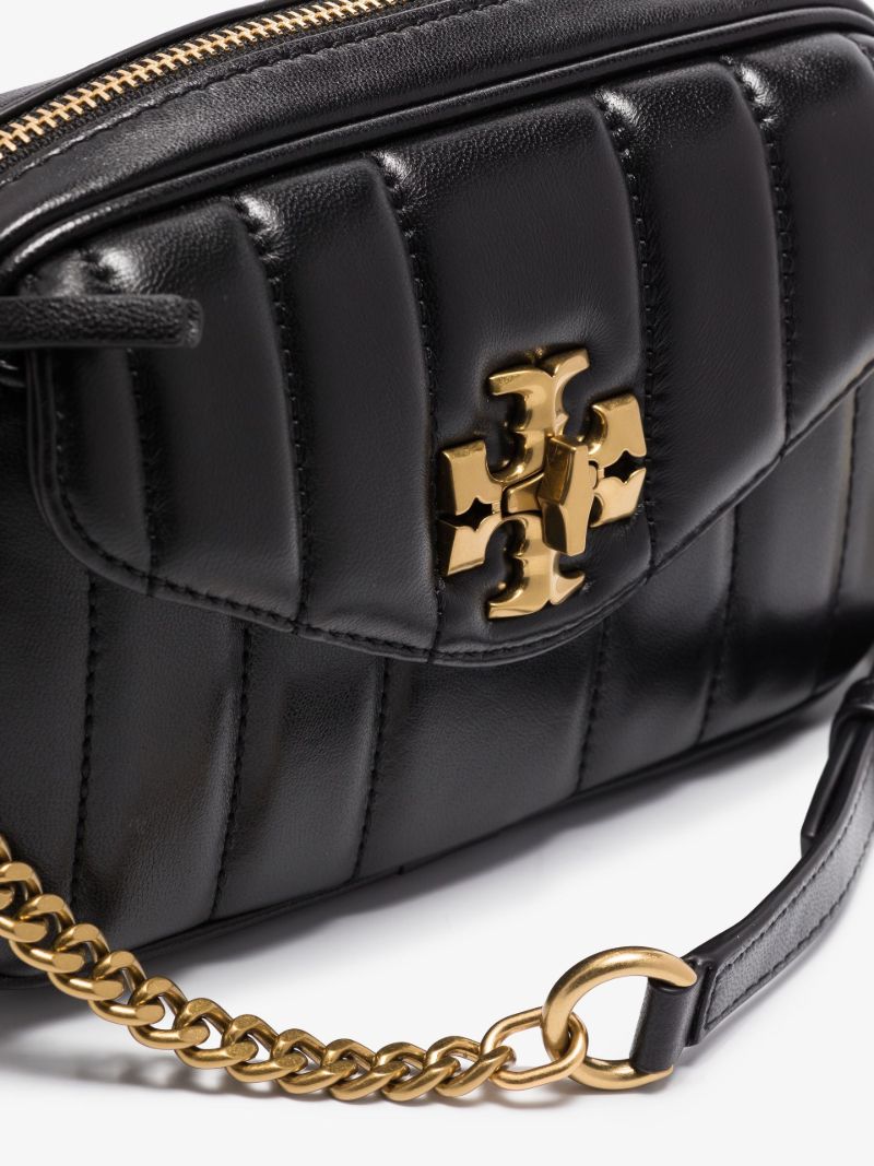 Black Kira Mini Leather Cross Body Bag