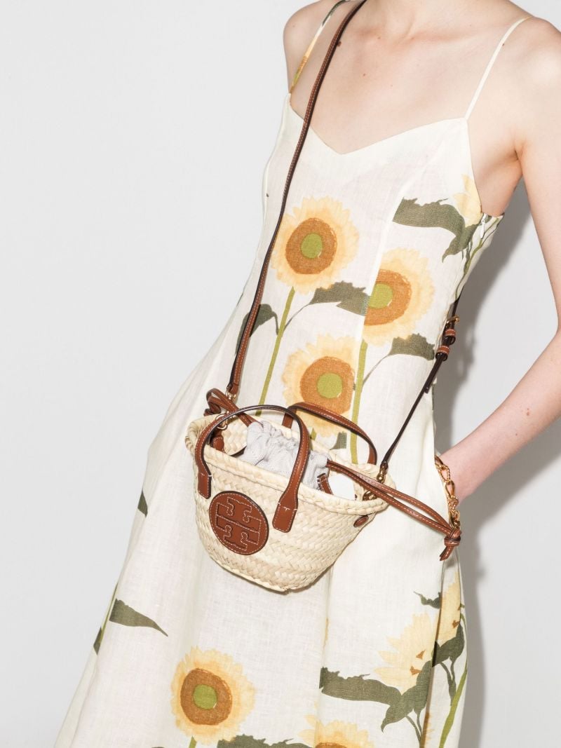 Ella Straw Mini Cross Body Bag