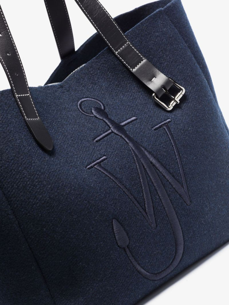 Blue Belt Tote Oversized Bag