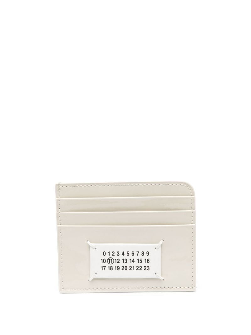 Neutral Number Logo Leather Cardholder