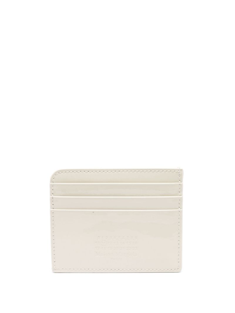 Neutral Number Logo Leather Cardholder