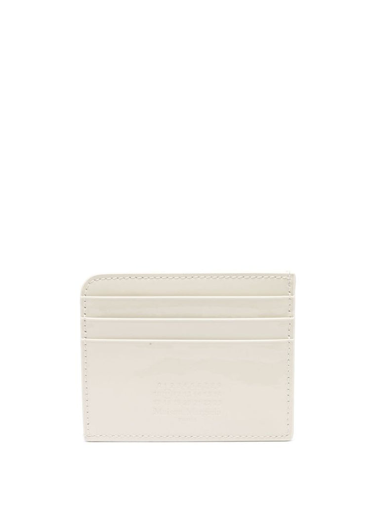 Neutral Number Logo Leather Cardholder