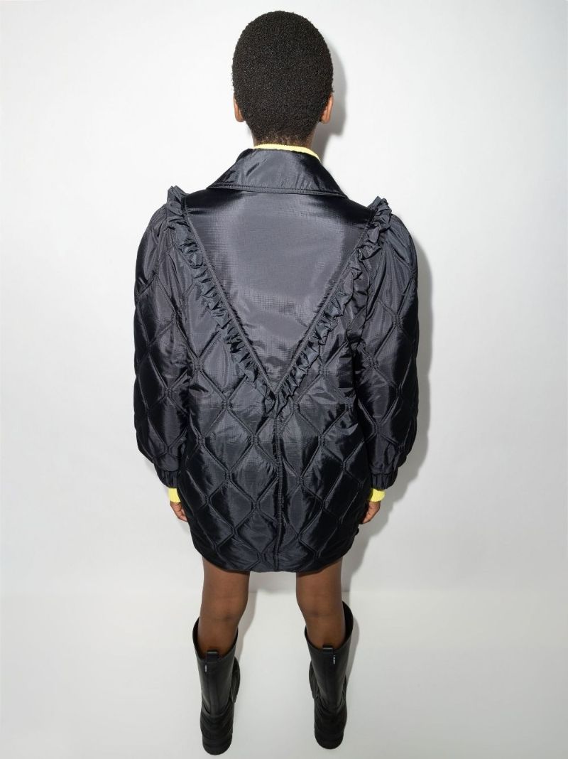 Balloon Sleeve Quilted Jacket