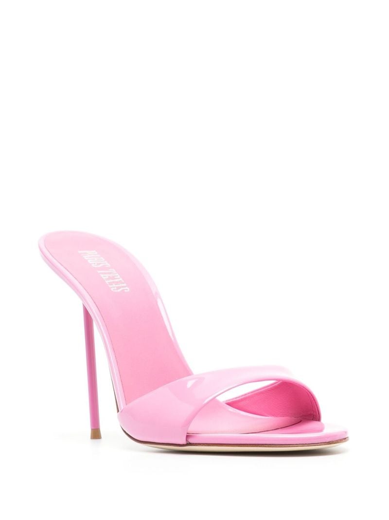 Pink Lidia 105 Patent Leather Sandals