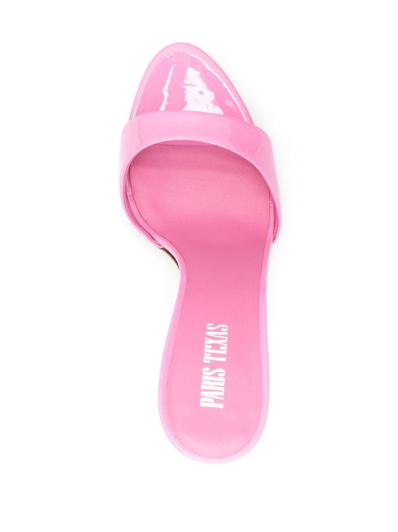 Pink Lidia 105 Patent Leather Sandals