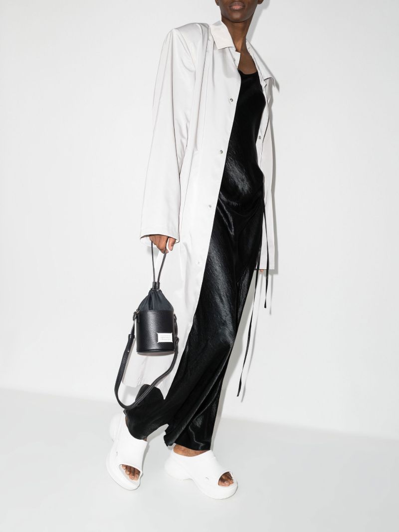 Black Dayla Satin Maxi Dress