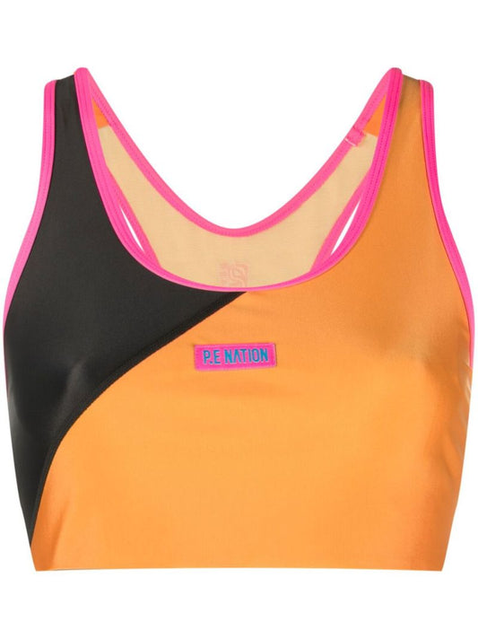 Orange Runyon Sports Bra