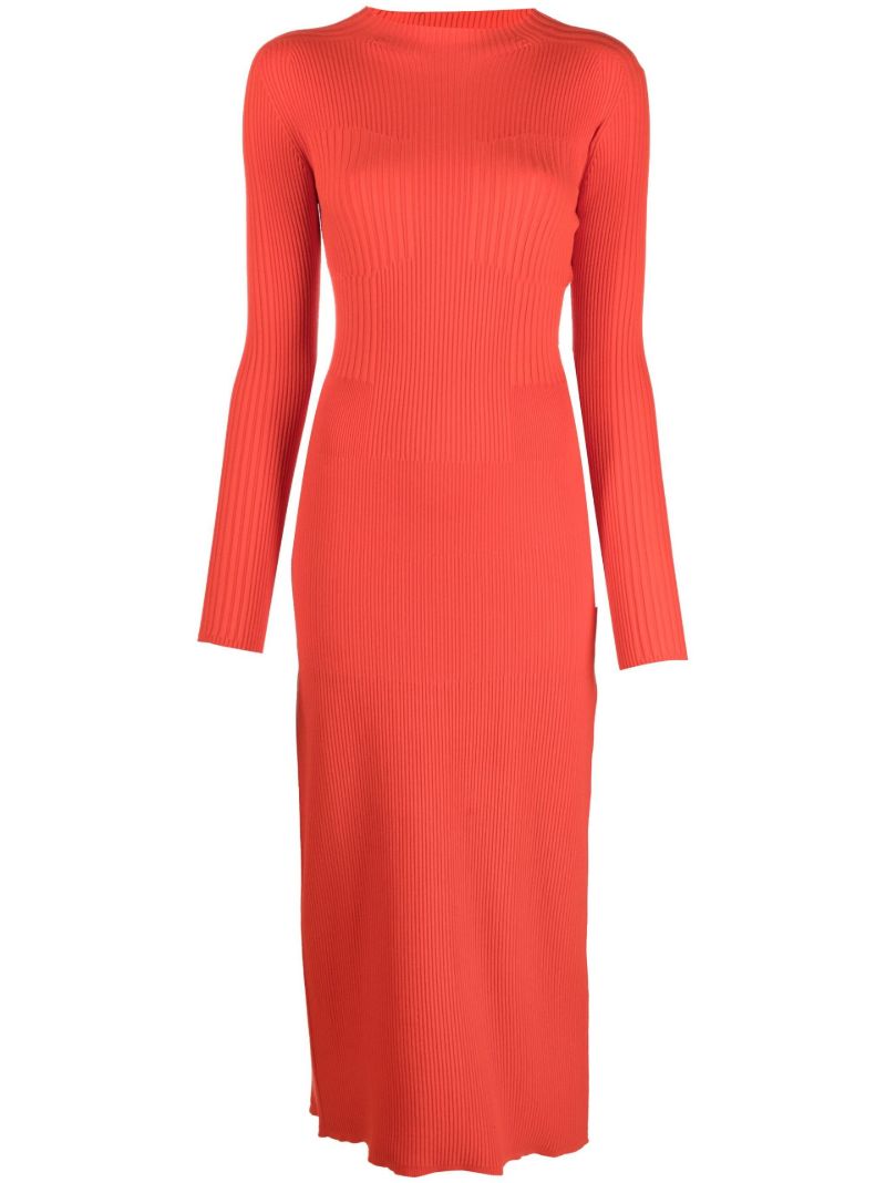 Red Lara Cut-out Midi Dress