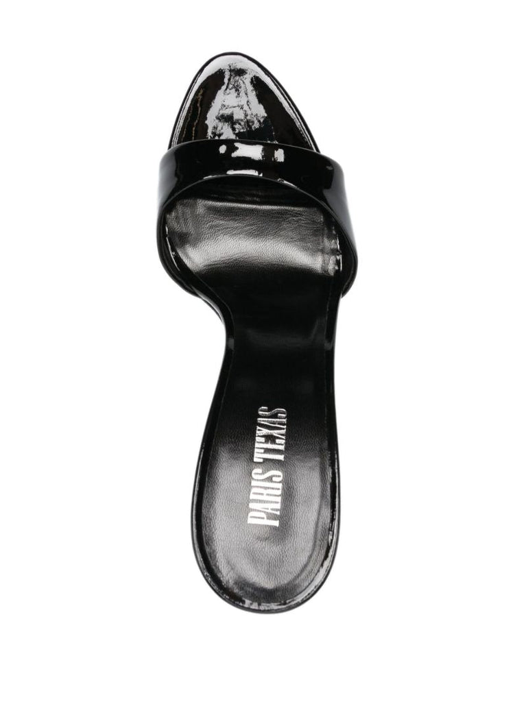Black Lidia 105 Patent Leather Mules
