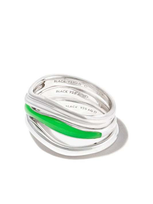 Sterling Silver Aura Stacked Ring