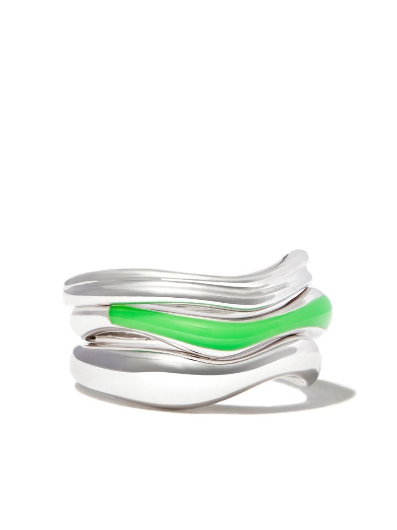 Sterling Silver Aura Stacked Ring