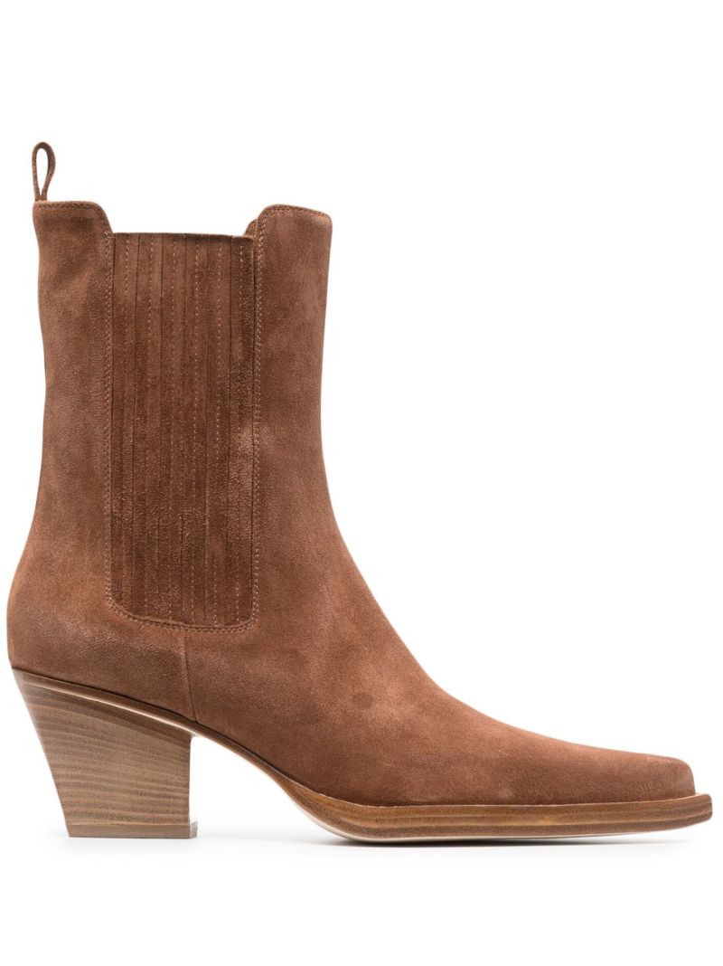 Brown Dallas 100 Suede Ankle Boots