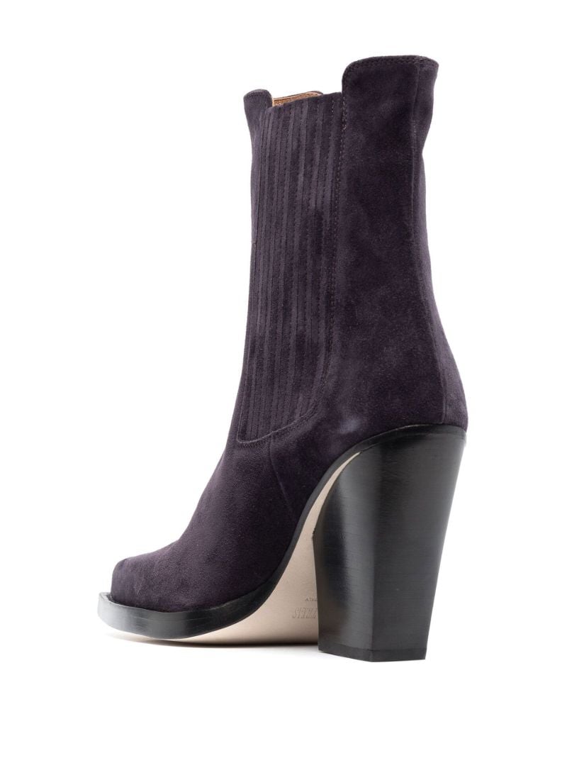 Purple Dallas 100 Suede Ankle Boots
