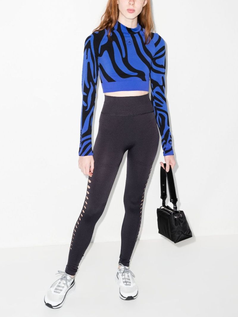 X Wolford Printed Crop Top