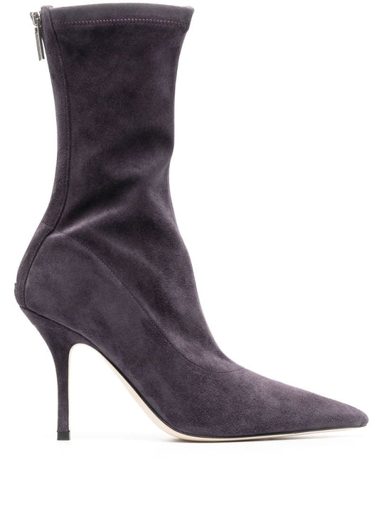 Purple Mama 95 Suede Ankle Boots