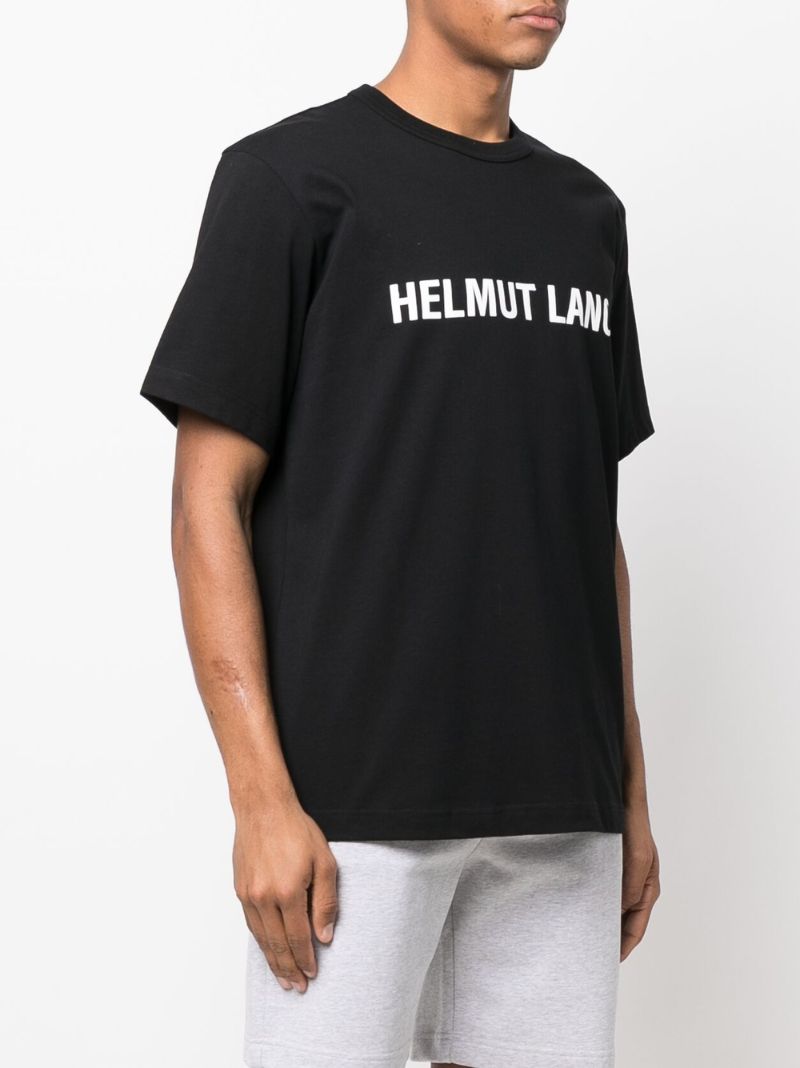 Black Core Logo Cotton T-shirt