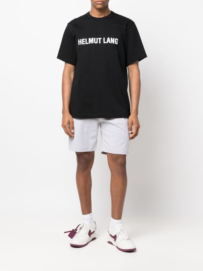 Black Core Logo Cotton T-shirt
