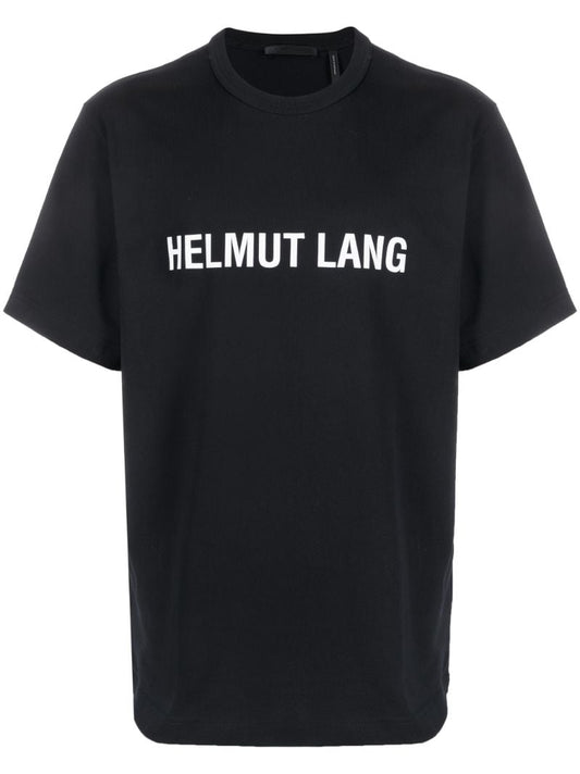 Black Core Logo Cotton T-shirt