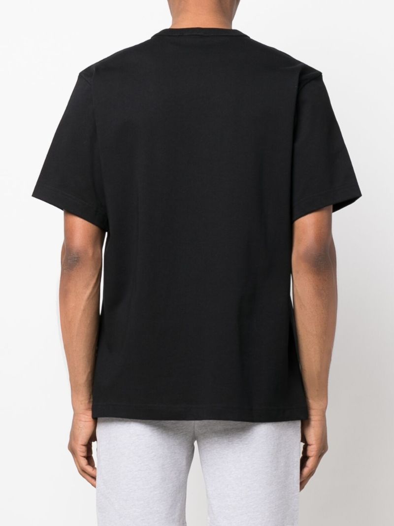 Black Core Logo Cotton T-shirt