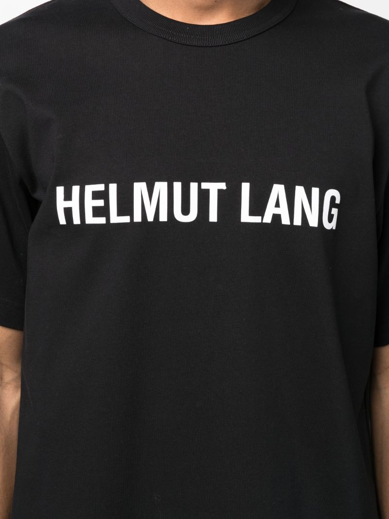 Black Core Logo Cotton T-shirt