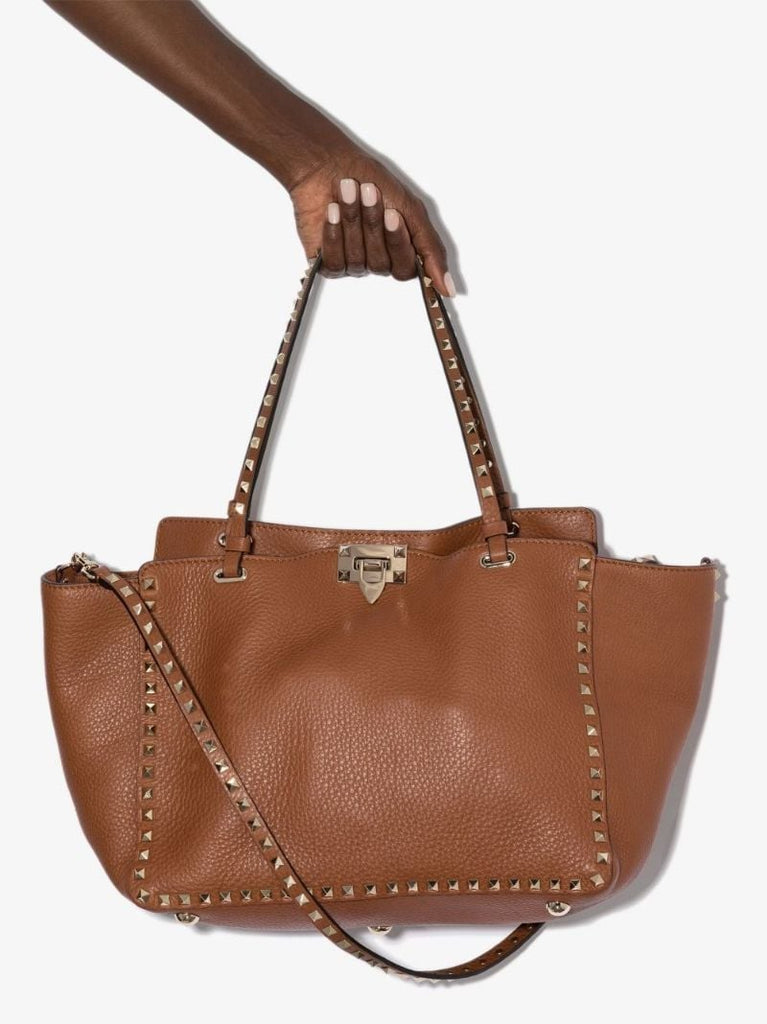 Medium Rockstud Shoulder Bag