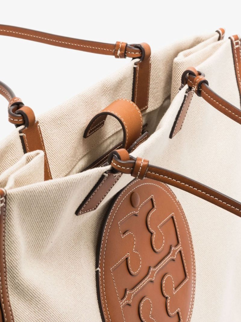 Neutral Ella Medium Canvas Tote Bag