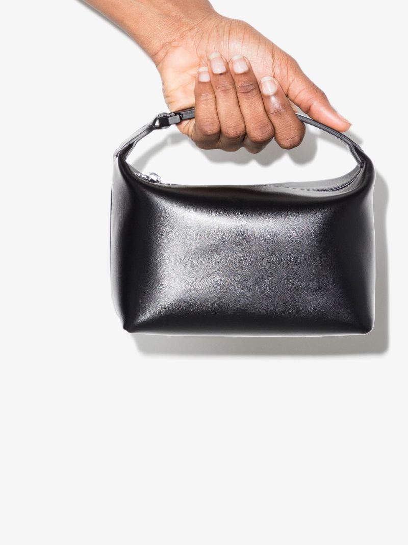 Black Moon Leather Shoulder Bag
