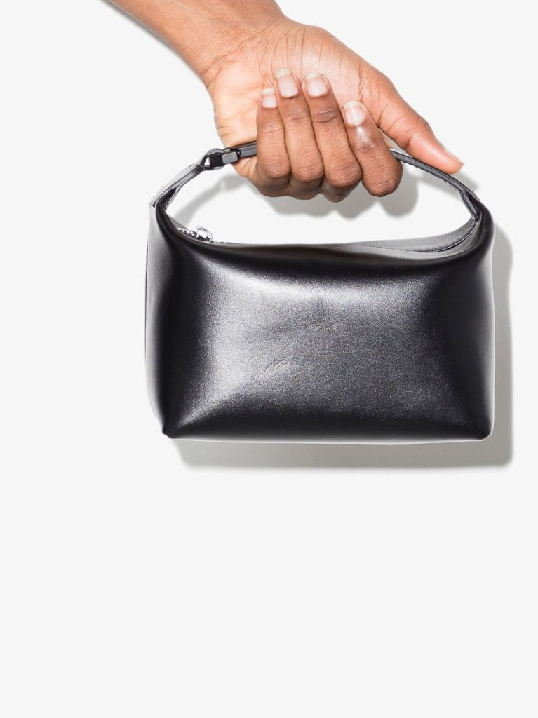 Black Moon Leather Shoulder Bag
