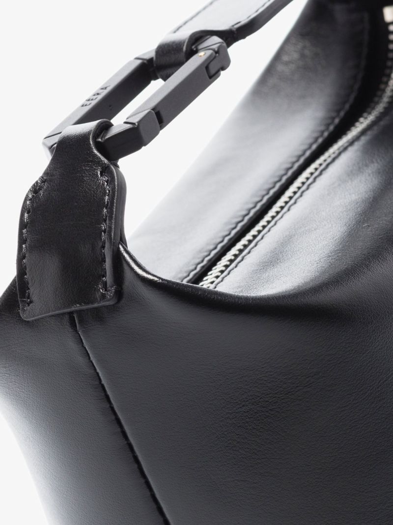 Black Moon Leather Shoulder Bag