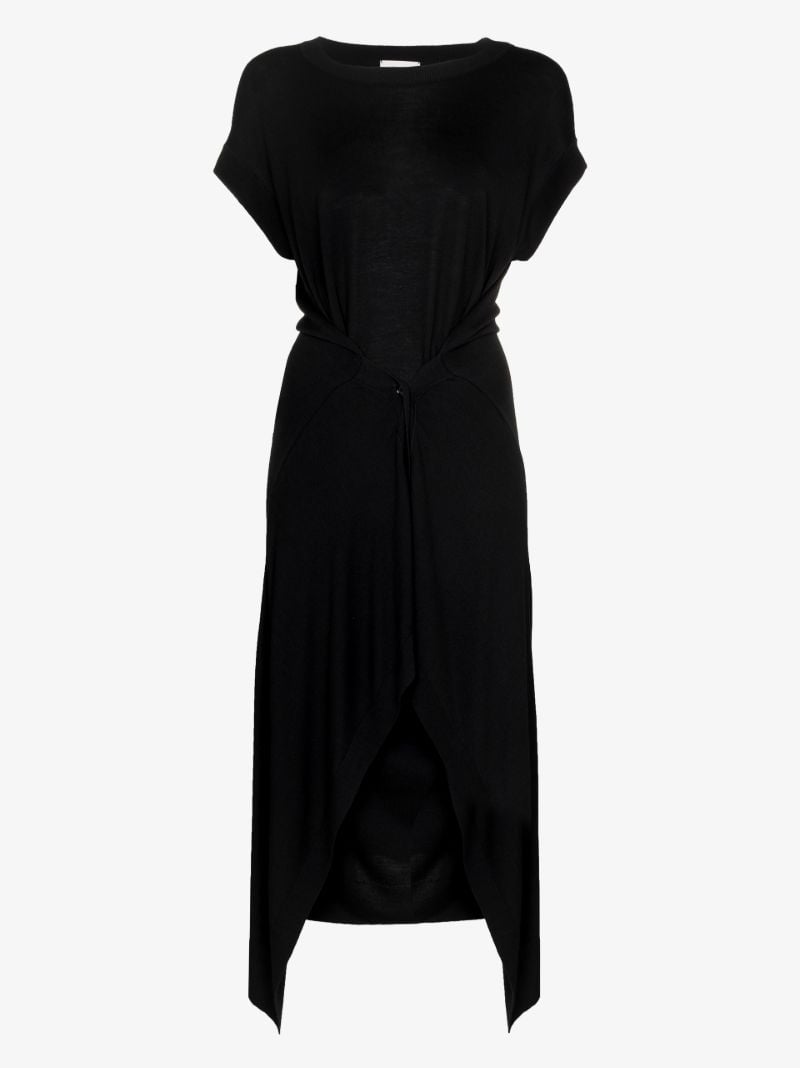 Draped Midi Dress